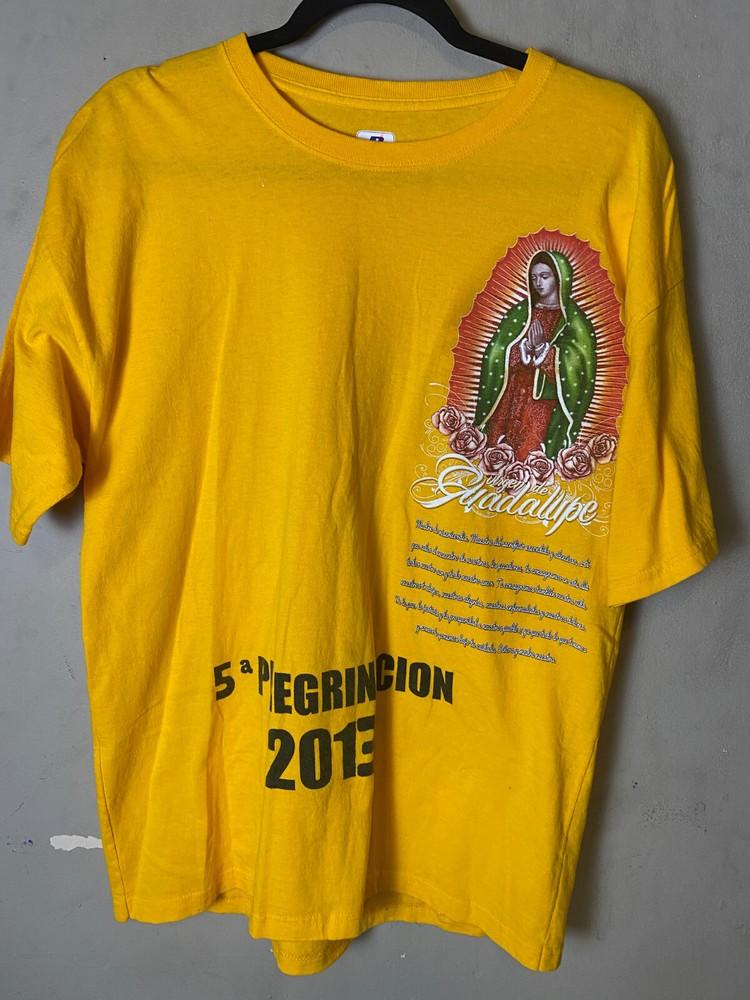 Virgen De Guadalupe 5a Peregrinacion 2013 Double sided T Shirt SZ L Unisex T-Shirt XXXL
Virgen De Guadalupe 5a Peregrinacion 2013 Double sided T Shirt SZ L Unisex T-Shirt XXXL