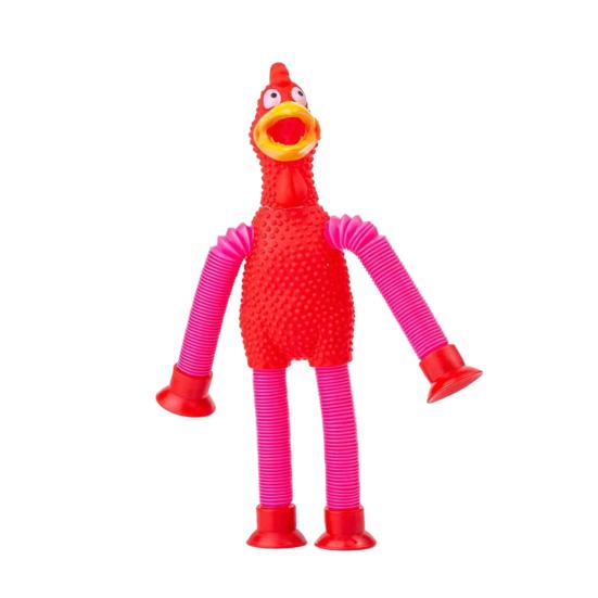 Telescopic Tube Chick Toy with Suction Cup Hands Feet LED Press to Scream Kids Adults Stress Relief Free Transformation Cartoon With Light
Telescopic Tube Chick Toy with Suction Cup Hands Feet LED Press to Scream Kids Adults Stress Relief Free Transformation Cartoon With Light