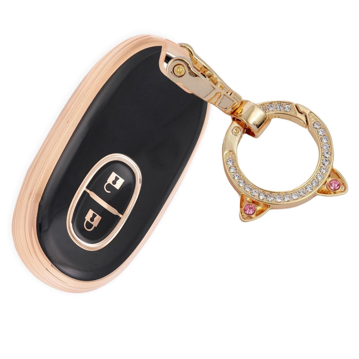 ZANEKO Чехол для ключа Alto для Suzuki Wagon Ключ Nissan Roox Smart Key Wagon и MR Wagon Держатель для ключей с милыми кошачьими ушками золотого и черного цвета R, Чехол, Кейс, R,
ZANEKO Чехол для ключа Alto для Suzuki Wagon Ключ Nissan Roox Smart Key Wagon и MR Wagon Держатель для ключей с милыми кошачьими ушками золотого и черного цвета R, Чехол, Кейс, R,