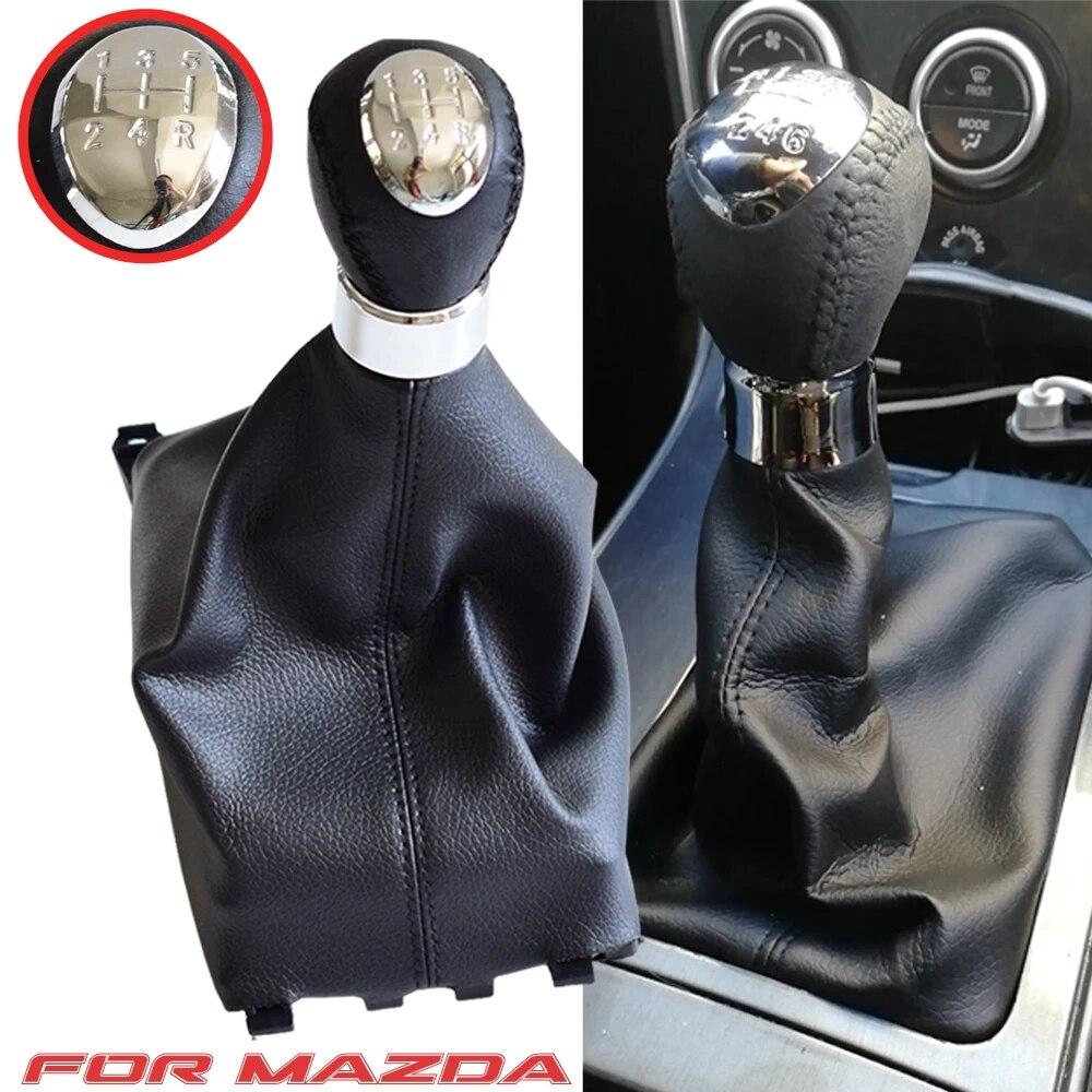 Black Leather Car Gear Shift Knob With Dust-Proof Cover For Mazda 6 2002 2004 2005 2006 2007 5 6 Speed Manual Stick Lever Knob
Black Leather Car Gear Shift Knob With Dust-Proof Cover For Mazda 6 2002 2004 2005 2006 2007 5 6 Speed Manual Stick Lever Knob