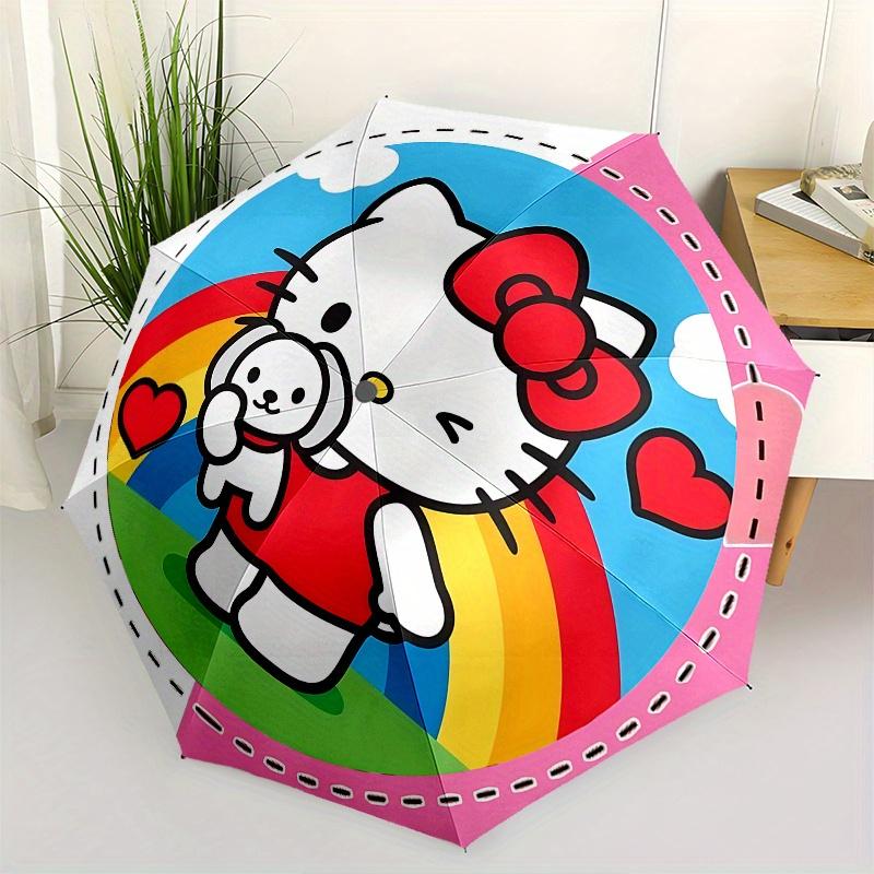 Hello Kitty, Радужный автоматический складной зонт с 8 спицами и компактным дизайном для путешествий, идеален для всех случаев |
Hello Kitty, Радужный автоматический складной зонт с 8 спицами и компактным дизайном для путешествий, идеален для всех случаев |