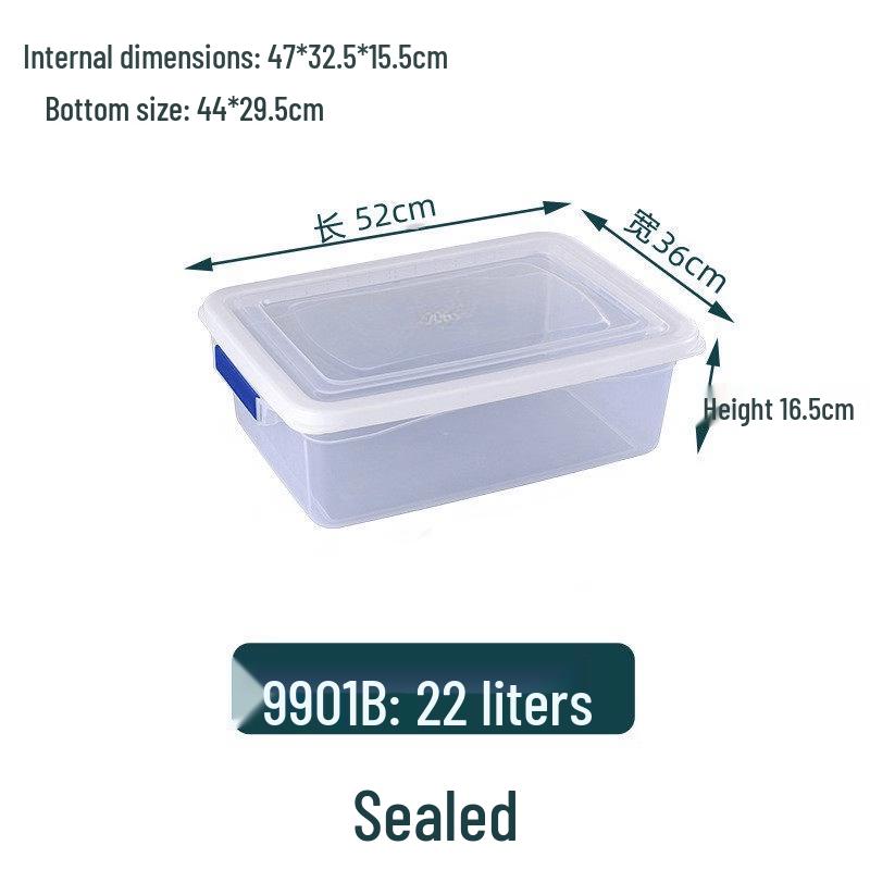 Yingtang 22L Transparent Food Storage Container with Handles
Yingtang 22L Transparent Food Storage Container with Handles