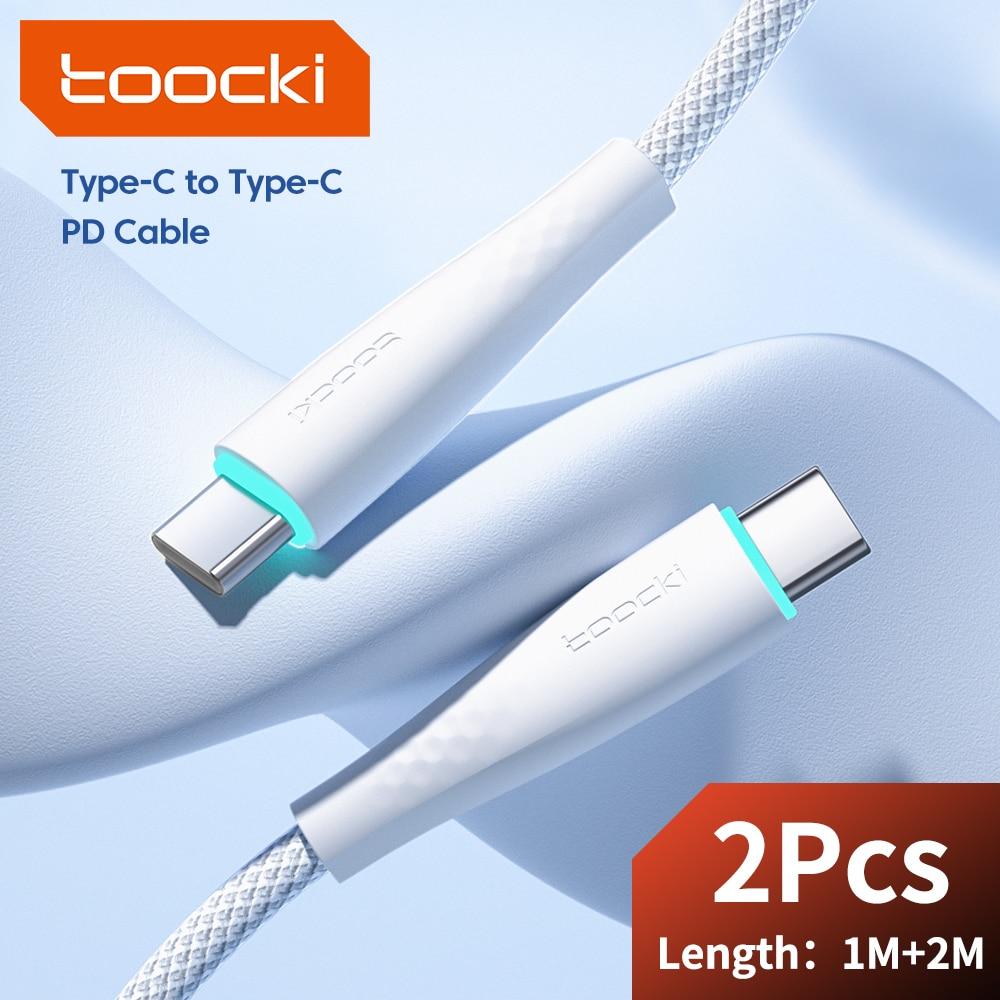 Tooki 2 Pack PD 60 Вт 1 м и 2 м USB C-Type C кабель для быстрой зарядки зарядный кабель 2 шт. для Macbook Huawei Xiaomi POCO Samsung
Tooki 2 Pack PD 60 Вт 1 м и 2 м USB C-Type C кабель для быстрой зарядки зарядный кабель 2 шт. для Macbook Huawei Xiaomi POCO Samsung