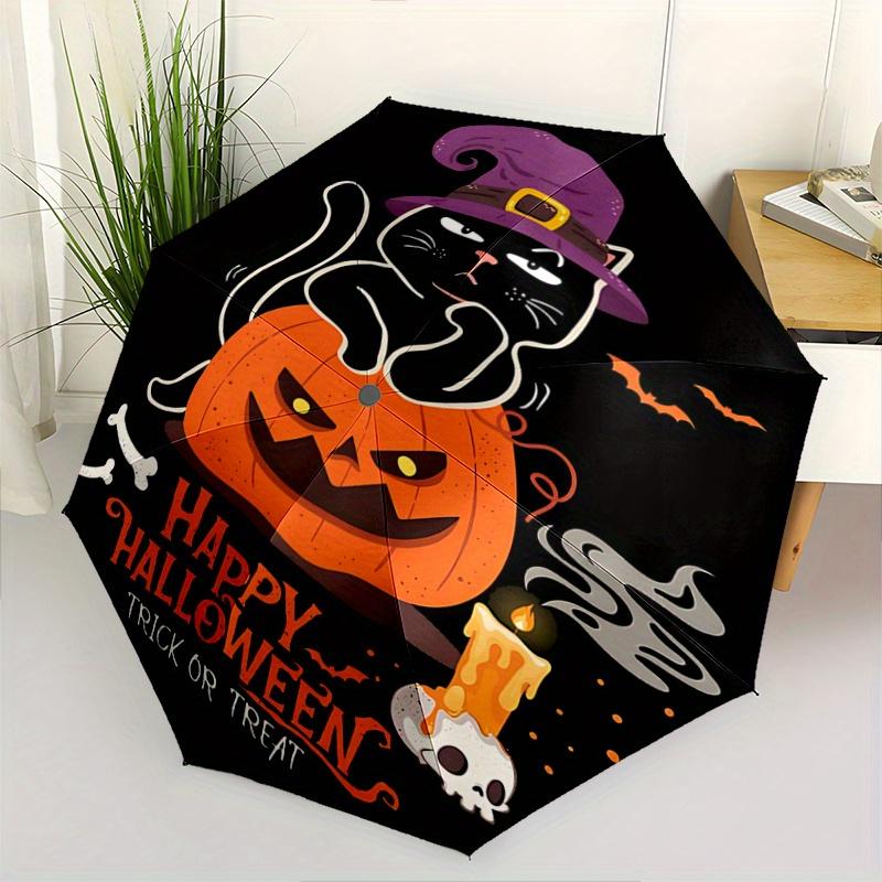 1pc Trick or Treat cat & Pumpkin Halloween Pattern Beautiful Looking Automatic Folding Umbrella, 3 Folding, 8 Pole Frame Design, Durable and Suitable
1pc Trick or Treat cat & Pumpkin Halloween Pattern Beautiful Looking Automatic Folding Umbrella, 3 Folding, 8 Pole Frame Design, Durable and Suitable