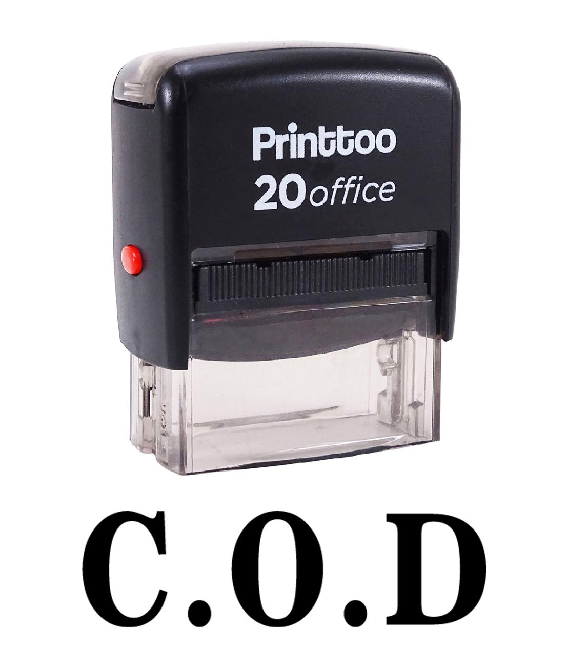 Printtoo Office Stationary COD Self Inking Rubber Stamp Custom Stamp-Black 14 mm x 38 mm (Approx) чёрный
Printtoo Office Stationary COD Self Inking Rubber Stamp Custom Stamp-Black 14 mm x 38 mm (Approx) чёрный