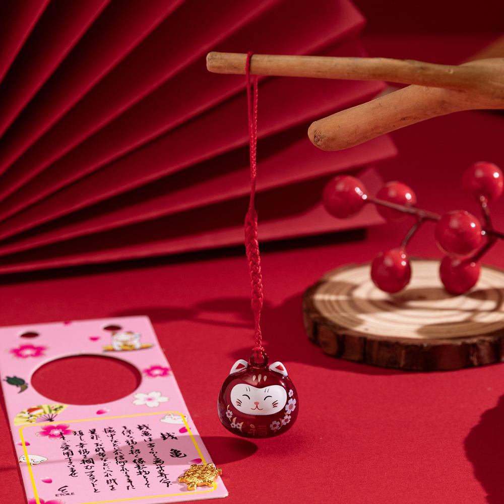 Good Luck Lucky Cat Keychain Bring Wealth Cat Daruma Bells Pendant Key Chain Handbag Accessories червоний
Good Luck Lucky Cat Keychain Bring Wealth Cat Daruma Bells Pendant Key Chain Handbag Accessories червоний