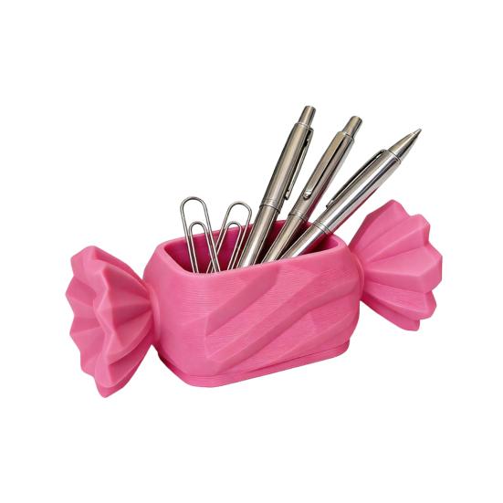 Candy Pen Holder 3D Printed Candy Shape Pencil Cup Multi-functional Makeup Brush Organizer Plants Container for Classroom Home Office рожевий
Candy Pen Holder 3D Printed Candy Shape Pencil Cup Multi-functional Makeup Brush Organizer Plants Container for Classroom Home Office рожевий