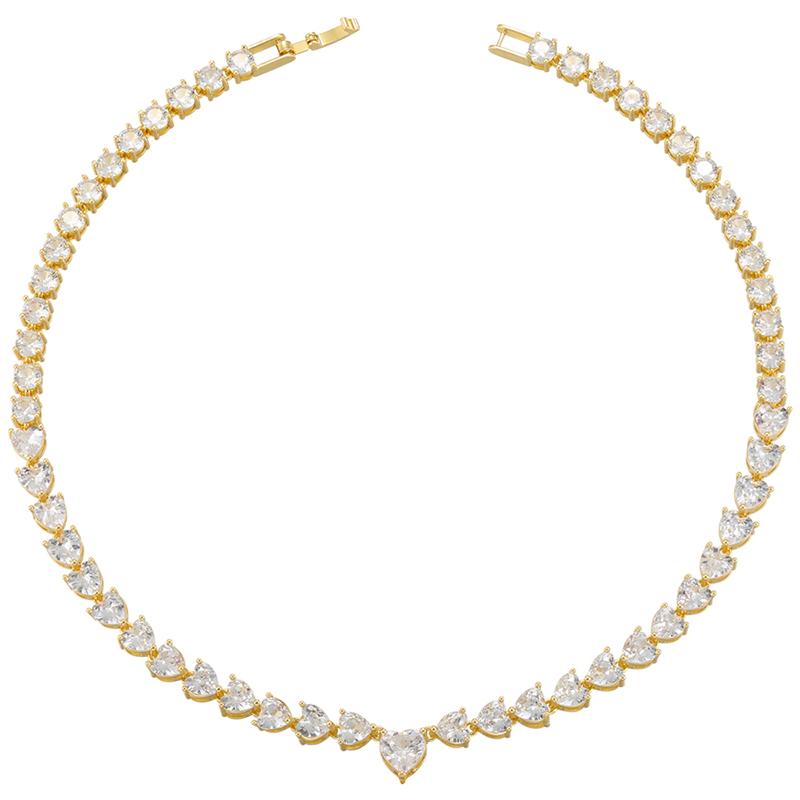HECHENG,Heart Pendant Necklace for Women ,Zircon Chain Chocker, Female Jewlery Brass 18K gold Plated Wholesale
HECHENG,Heart Pendant Necklace for Women ,Zircon Chain Chocker, Female Jewlery Brass 18K gold Plated Wholesale