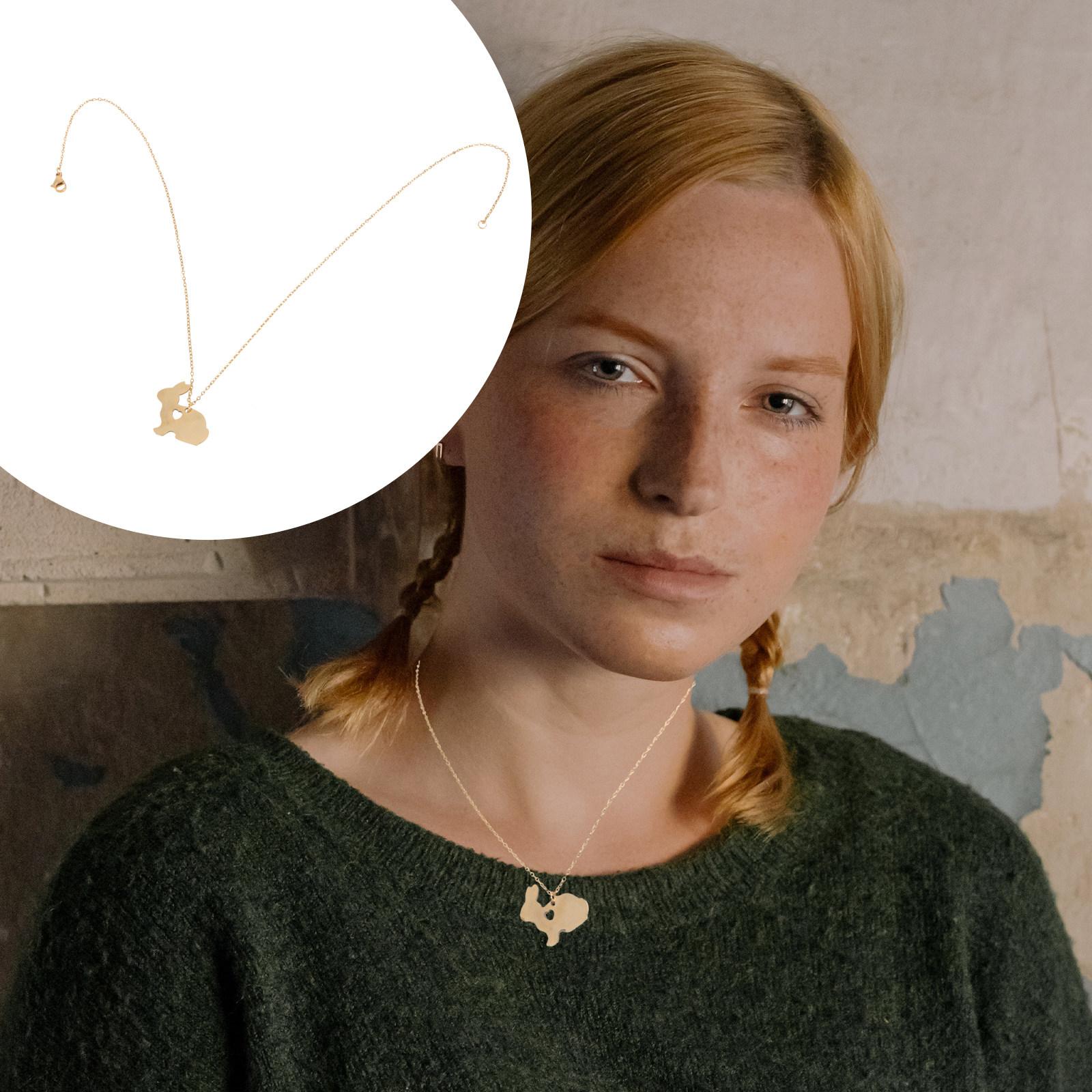 1Pcs Rabbit Necklace Delicate Gold Tone Pendant Necklace with Chain Adjustable Length Cute Animal Jewelry for Everyday Outfit срібний
1Pcs Rabbit Necklace Delicate Gold Tone Pendant Necklace with Chain Adjustable Length Cute Animal Jewelry for Everyday Outfit срібний