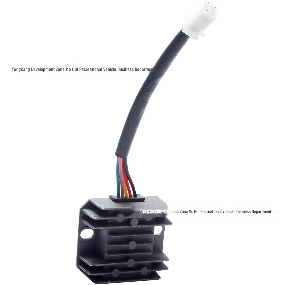 12V Five-Pin Rectifier Voltage Regulator for Motorcycle, ATV, and Off-Road Vehicles (CG125-250CC, GY6). Motorcycle Ignition Device
12V Five-Pin Rectifier Voltage Regulator for Motorcycle, ATV, and Off-Road Vehicles (CG125-250CC, GY6). Motorcycle Ignition Device
