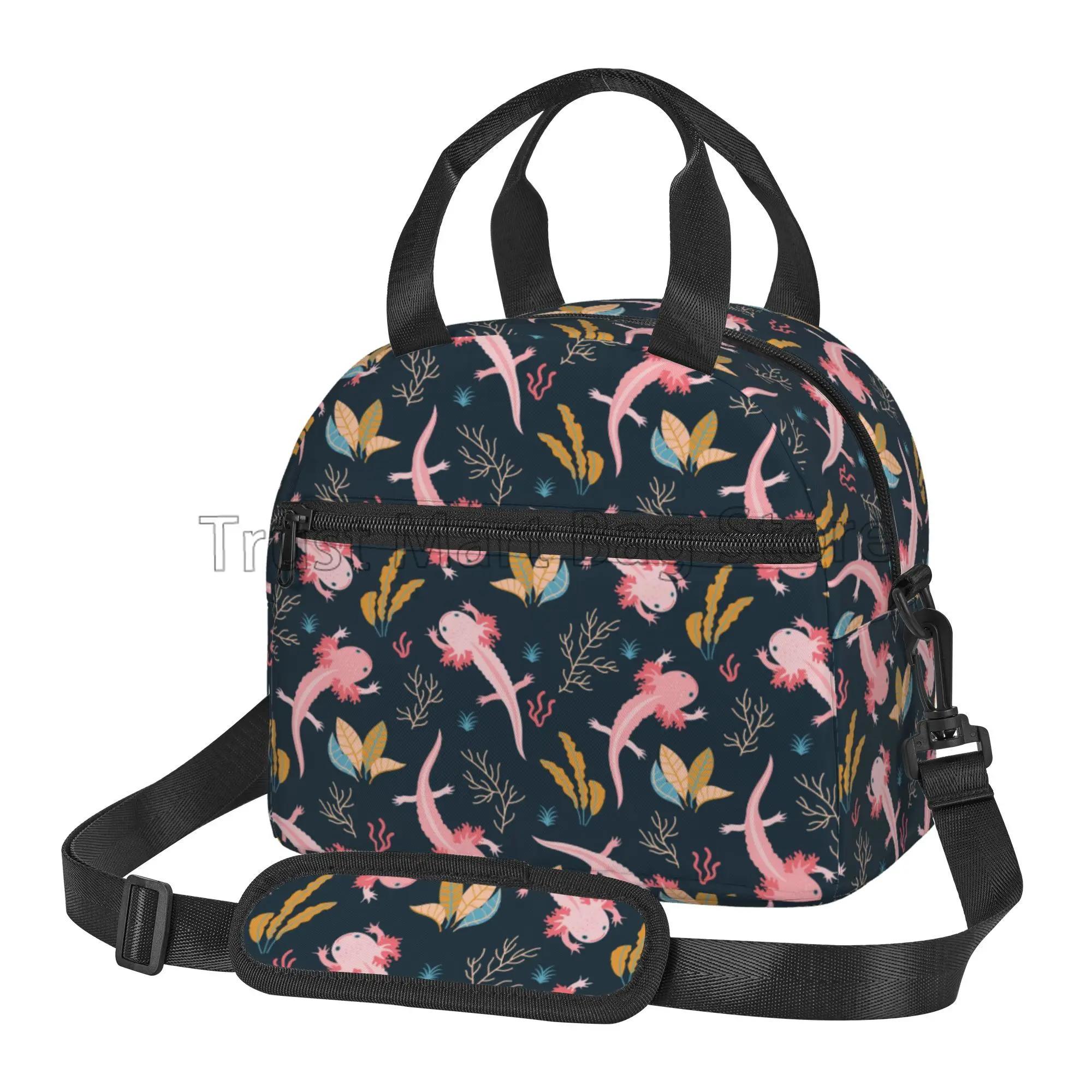 Axolotl Insulated Lunch Bag Reusable Cooler Lightweight Tote Bag for Men Women Thermal Lunch Box with Adjustable Shoulder Strap
Axolotl Insulated Lunch Bag Reusable Cooler Lightweight Tote Bag for Men Women Thermal Lunch Box with Adjustable Shoulder Strap