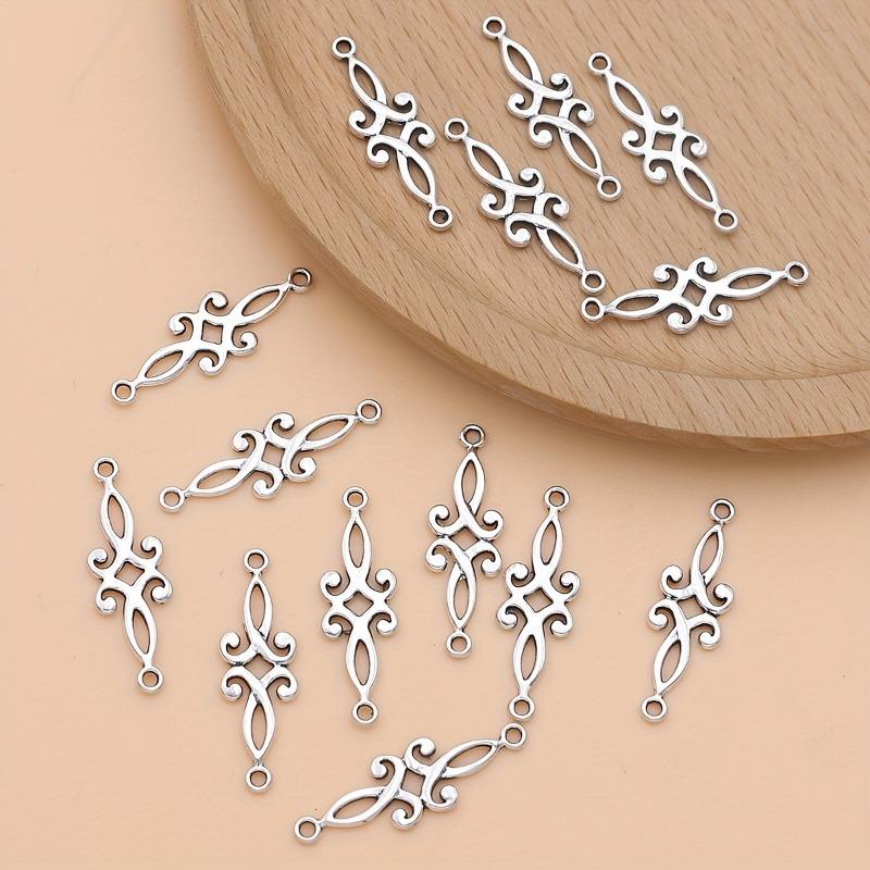 Handicrafts Unlimited Вузликові з єднувачі Цинковий сплав Ювелірна фурнітура для виготовлення браслетів, намист, ланки ланцюжка з намистин 10pcs срібний
Handicrafts Unlimited Вузликові з єднувачі Цинковий сплав Ювелірна фурнітура для виготовлення браслетів, намист, ланки ланцюжка з намистин 10pcs срібний
