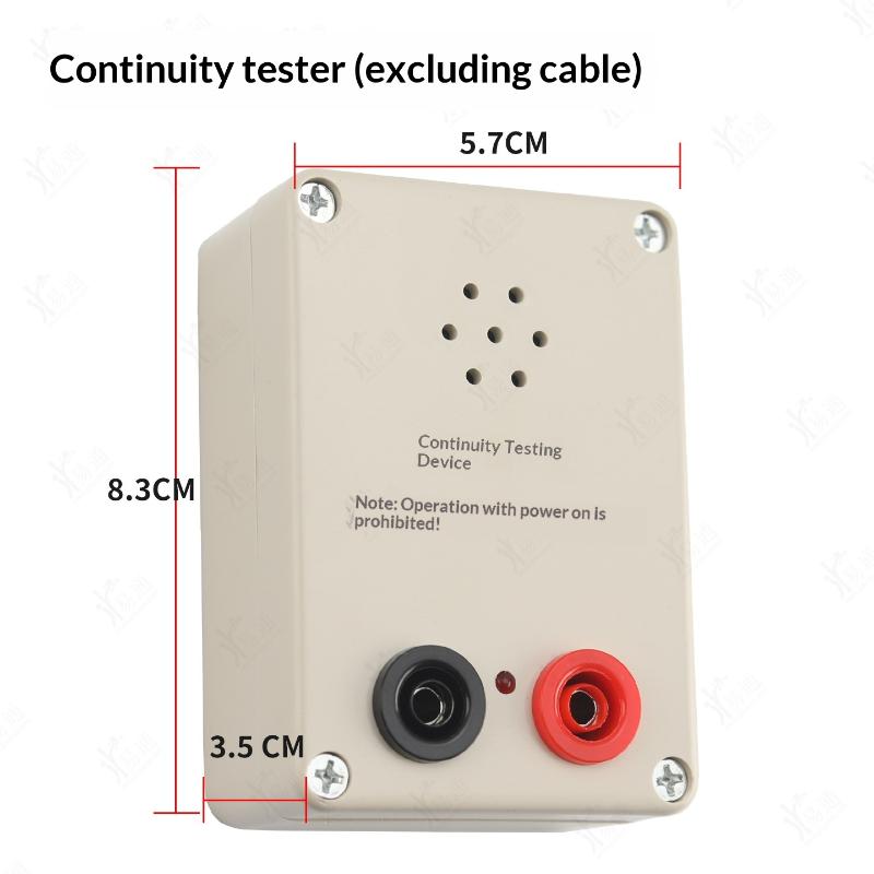 1 Set Sound Light Alarm 9V Wire Continuity Tester With Buzzer For PCB Cable Switch Testing Electronic Maintenance
1 Set Sound Light Alarm 9V Wire Continuity Tester With Buzzer For PCB Cable Switch Testing Electronic Maintenance