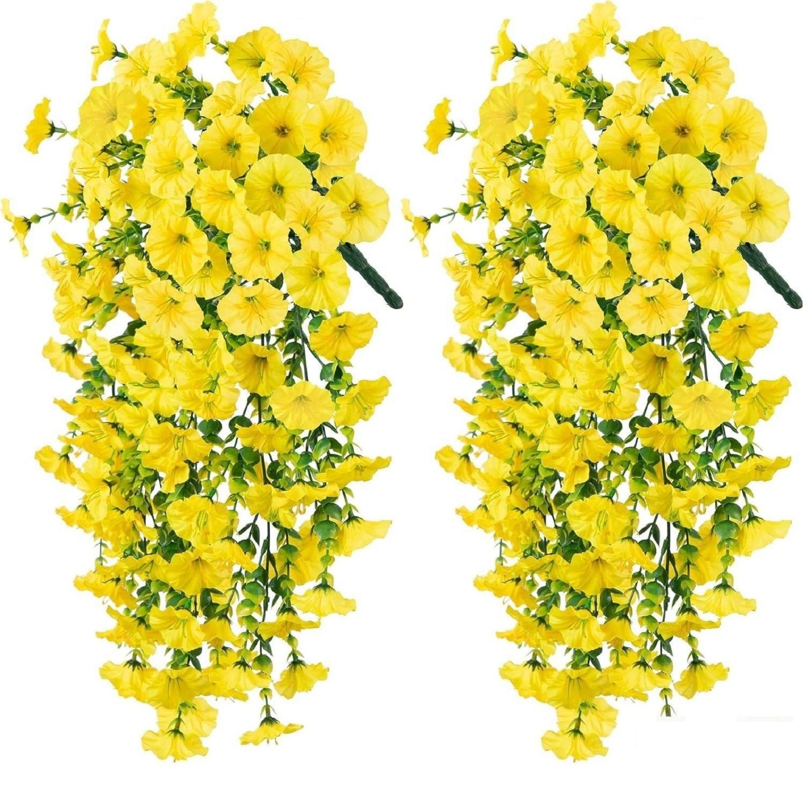 2 Pack Artificial Eucalyptus Morning Glory Hanging Vine Silk Flower Garland for Outdoor Garden Wedding Home Wall Decoration One Size
2 Pack Artificial Eucalyptus Morning Glory Hanging Vine Silk Flower Garland for Outdoor Garden Wedding Home Wall Decoration One Size