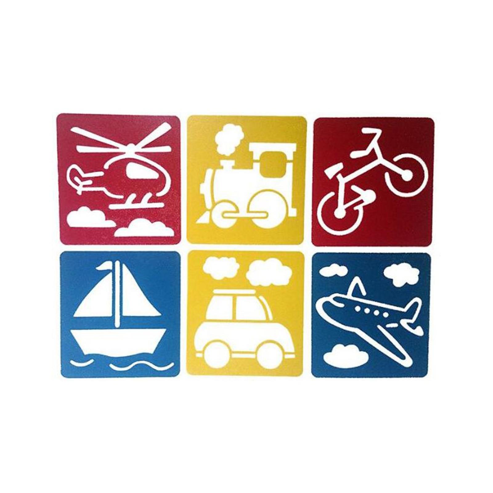 6 шт. Пластиковые шаблоны для рисования картинок, трафареты для рисования, детские художественные бумажные раскраски, игрушки для рисования GYH one size
6 шт. Пластиковые шаблоны для рисования картинок, трафареты для рисования, детские художественные бумажные раскраски, игрушки для рисования GYH one size