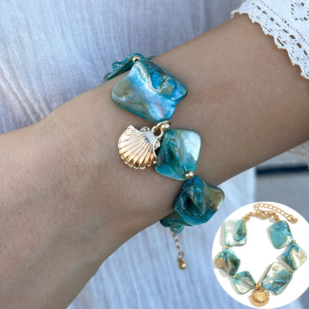 Ocean Wind Shell Piece Starfish Necklace, Temperament Vacation Irregular Necklace Jewelry
Ocean Wind Shell Piece Starfish Necklace, Temperament Vacation Irregular Necklace Jewelry