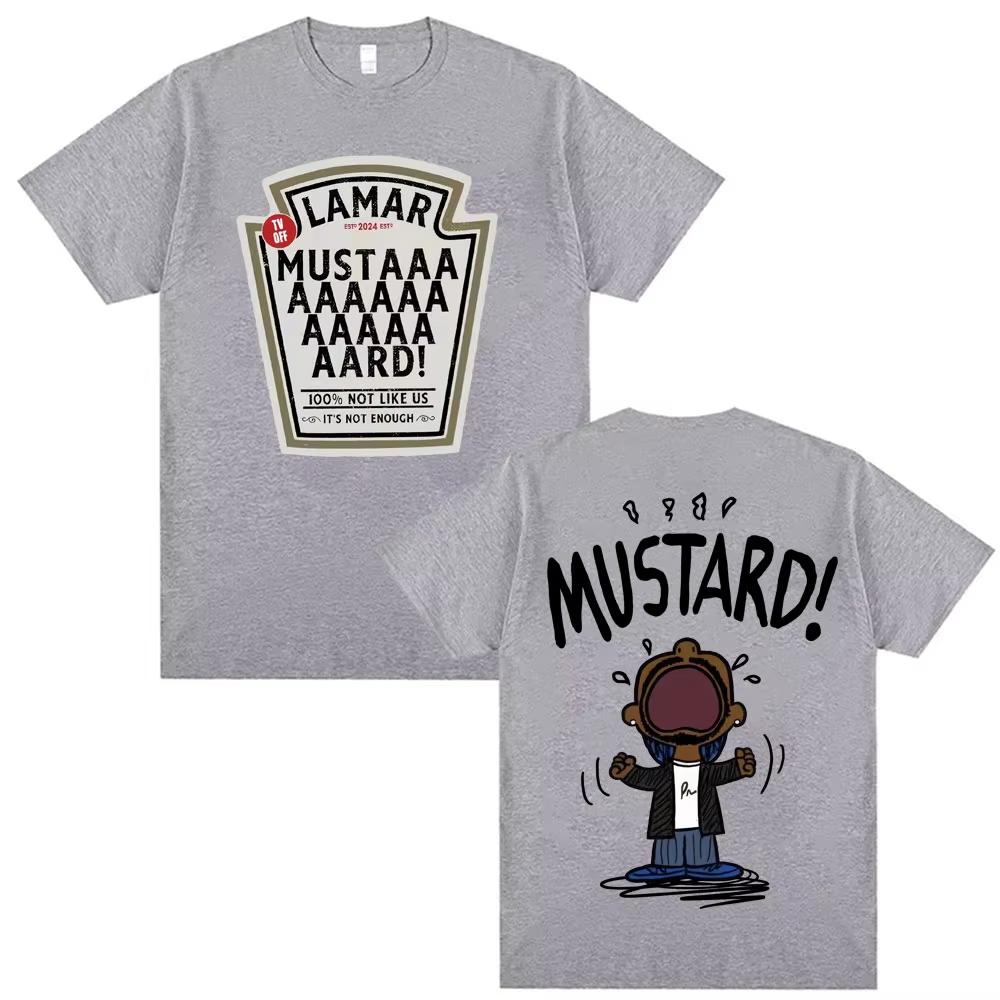 2026 Kendrick Lamar Mustard T Shirts Unisex Harajuku Hip Hop Short Sleeve Popular Music T Shirt Mens Casual Cotton Tshirt 4XL
2026 Kendrick Lamar Mustard T Shirts Unisex Harajuku Hip Hop Short Sleeve Popular Music T Shirt Mens Casual Cotton Tshirt 4XL