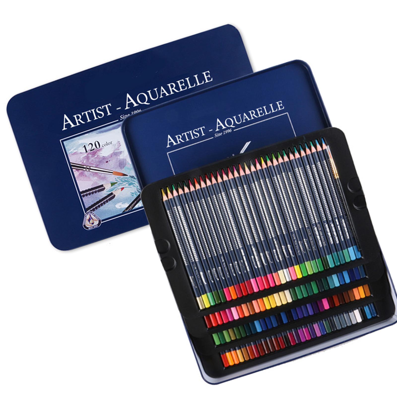 Набор акварельных карандашей для раскрашивания в металлическом корпусе, цветные карандаши с тонкой кисточкой, художественные принадлежности для рисования и раскрашивания 120
Набор акварельных карандашей для раскрашивания в металлическом корпусе, цветные карандаши с тонкой кисточкой, художественные принадлежности для рисования и раскрашивания 120