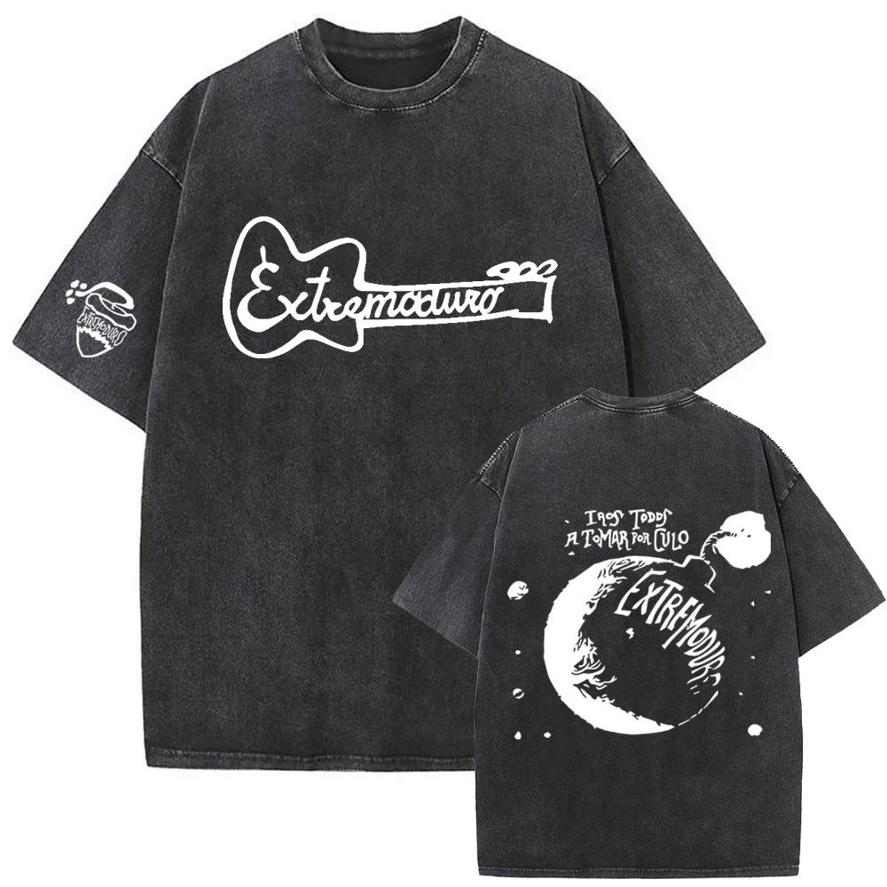 Rock Band EXTREMODURO Tour Vintage Washed Tshirt Men Women Fashion Hip Hop Street T Shirts Summer Loose Oversized T Shirt S
Rock Band EXTREMODURO Tour Vintage Washed Tshirt Men Women Fashion Hip Hop Street T Shirts Summer Loose Oversized T Shirt S