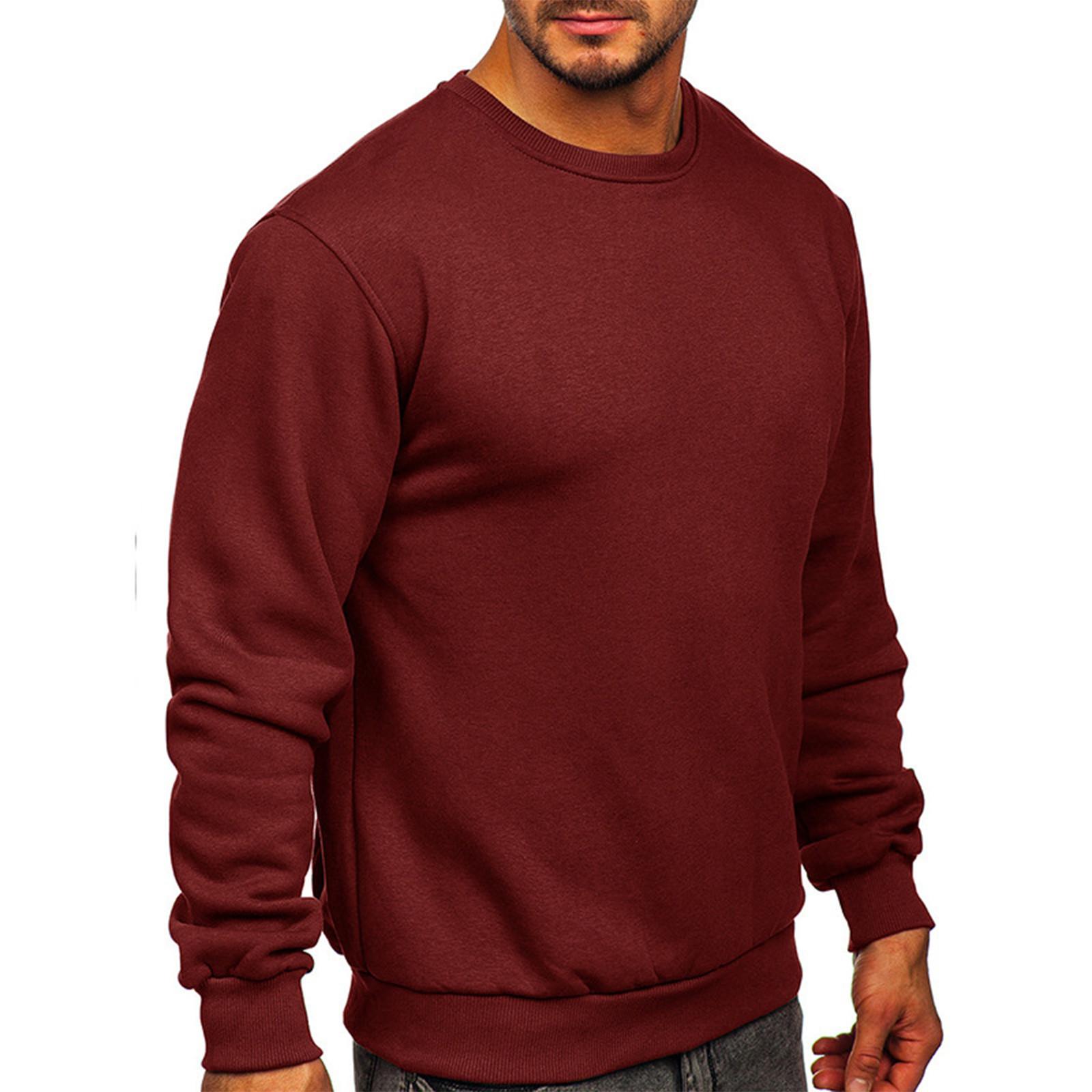 Men s Sweater Solid Fashion Round Neck Long Sleeve Knitted Top XXL винний
Men s Sweater Solid Fashion Round Neck Long Sleeve Knitted Top XXL винний