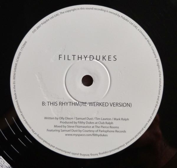 12inch Record FILTHY DUKES - This Rhythm 1752666 Fiction Records 2007 UK Dance & Electronica Used
12inch Record FILTHY DUKES - This Rhythm 1752666 Fiction Records 2007 UK Dance & Electronica Used
