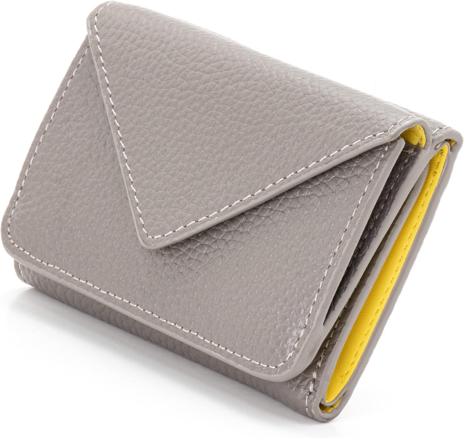 Veritamore. itsu Tri-fold Mini Wallet, Small and Compact, Genuine Leather with Card Slots, Popular Brand, Gift for Men and Women (Gray x Yellow)
Veritamore. itsu Tri-fold Mini Wallet, Small and Compact, Genuine Leather with Card Slots, Popular Brand, Gift for Men and Women (Gray x Yellow)