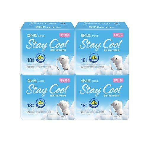 White Stay Cool Sanitary Napkin 4-Pack Bundle (Choose 1 of 2 Sizes) (Medium/Large) Stay Cool Medium 18Px4
White Stay Cool Sanitary Napkin 4-Pack Bundle (Choose 1 of 2 Sizes) (Medium/Large) Stay Cool Medium 18Px4
