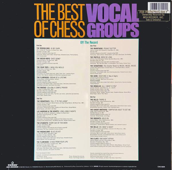 LP Record VARIOUS The Best Of Chess Vocal Groups CH26029 CHESS 1988 US SoulFunk Used
LP Record VARIOUS The Best Of Chess Vocal Groups CH26029 CHESS 1988 US SoulFunk Used