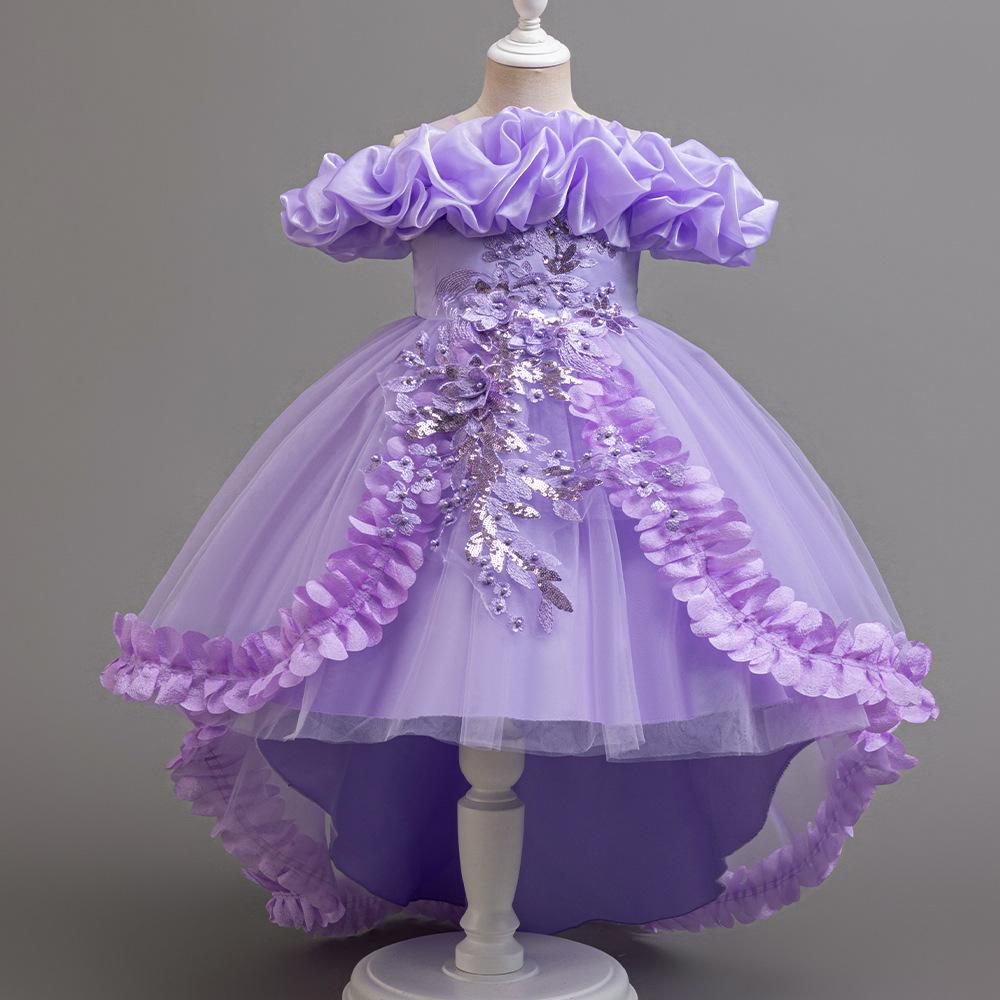 Принцеса сукня з пишного тюлю з відкритими плечима для дівчаток - Наряд для виступу або весілля 150 cm фіолетовий
Принцеса сукня з пишного тюлю з відкритими плечима для дівчаток - Наряд для виступу або весілля 150 cm фіолетовий