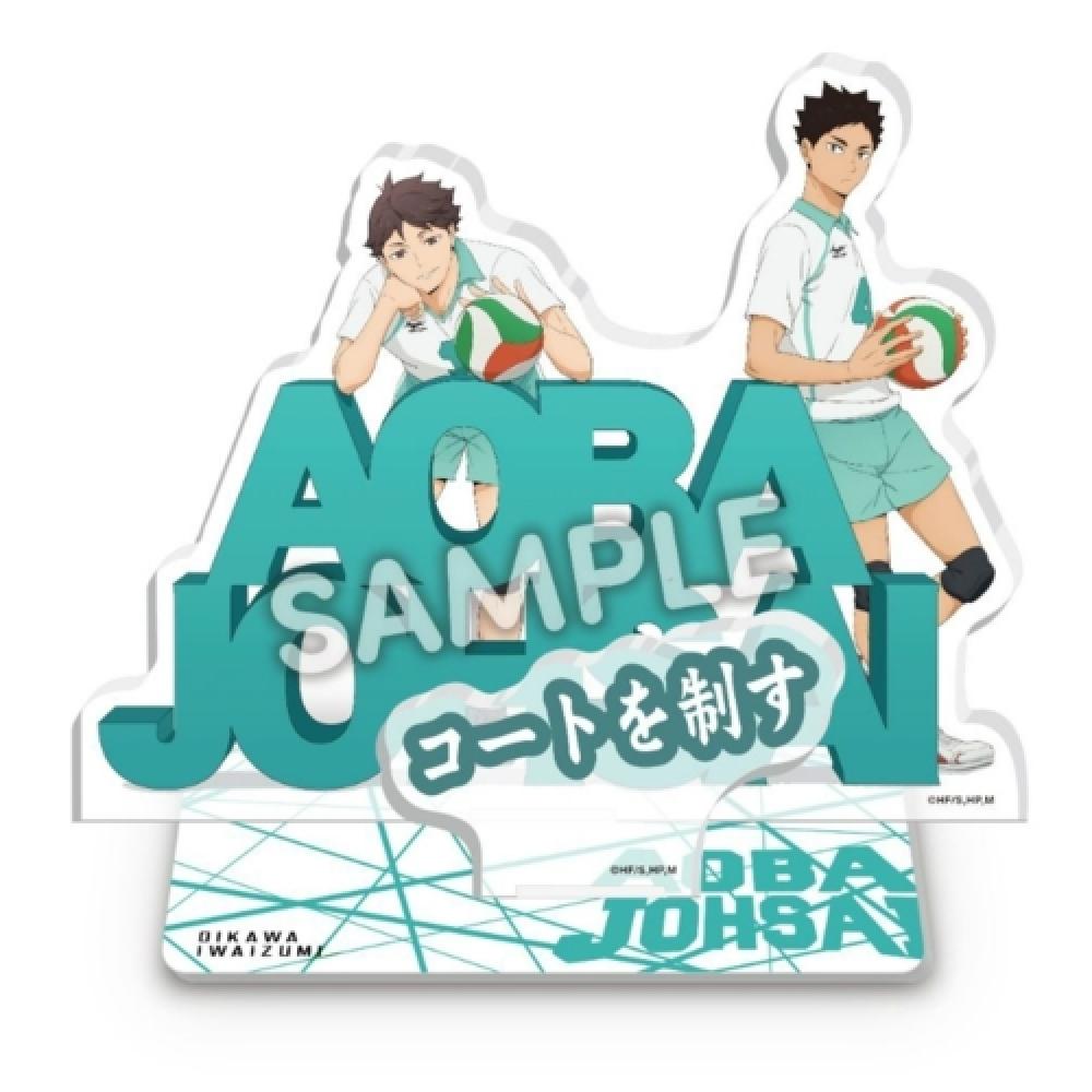 Takara Tomy Takara Tomy Haikyuu School Object Акриловая подставка Все 5 типов Средняя школа Aobajosai для Японии