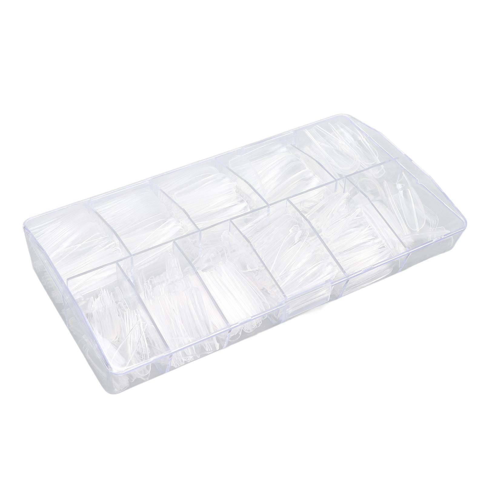 500pcs Artificial Long Nail Tips Transparent Fake Nail Extension Tips Wearable Nail Tips
500pcs Artificial Long Nail Tips Transparent Fake Nail Extension Tips Wearable Nail Tips