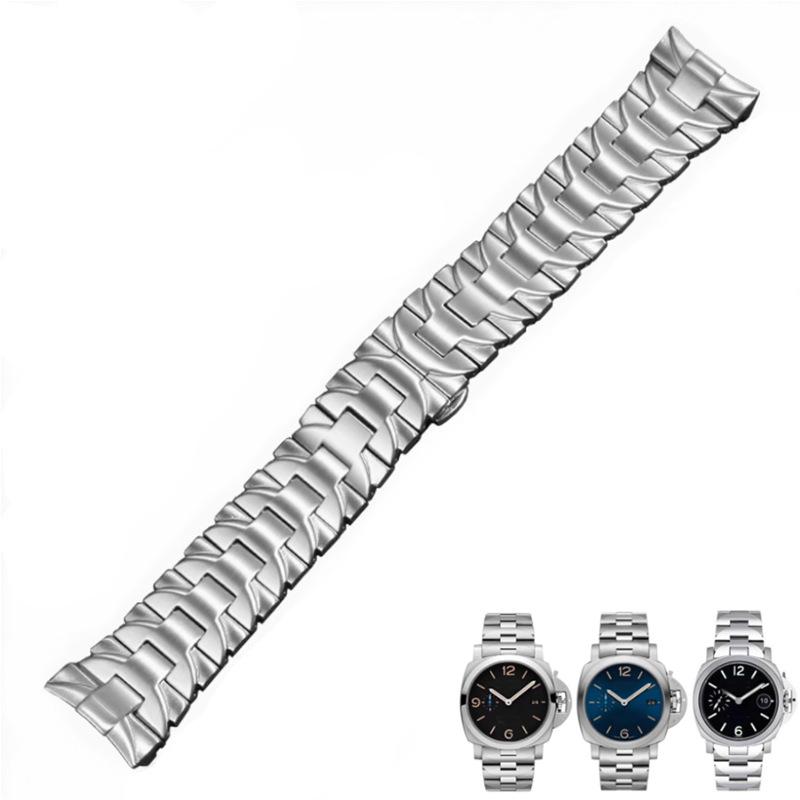 Stainless Steel Watch Strap for Panerai Luminor/PAM 441/111 Series - 22/24mm 24mm without logo
Stainless Steel Watch Strap for Panerai Luminor/PAM 441/111 Series - 22/24mm 24mm without logo