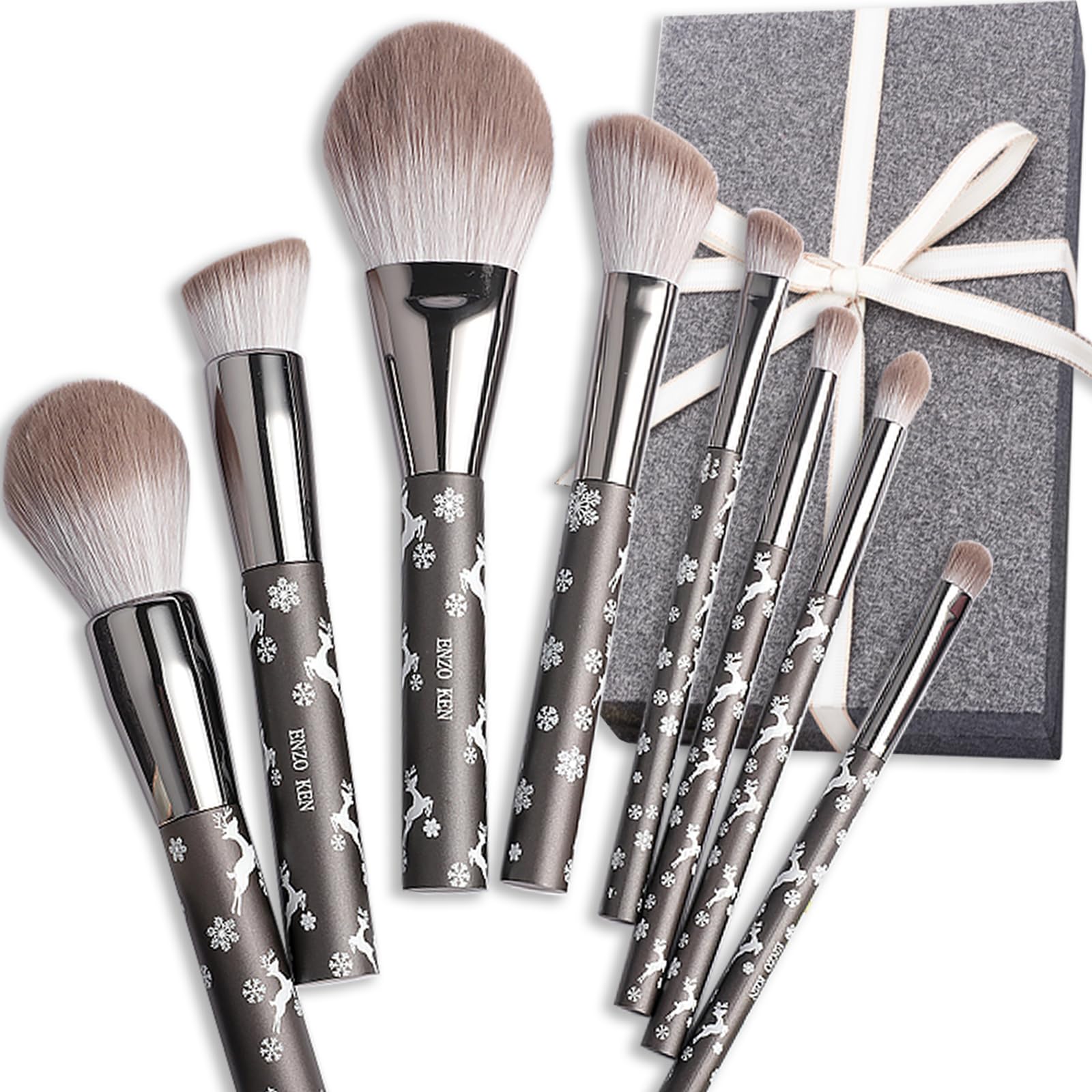 ENZO KEN Natural Goat Hair Makeup Brush Super Soft Hair Makeup Brush Super Soft Real Hair Eyeshadow Brush Flat Head Blending Christmas Snowflake
ENZO KEN Natural Goat Hair Makeup Brush Super Soft Hair Makeup Brush Super Soft Real Hair Eyeshadow Brush Flat Head Blending Christmas Snowflake