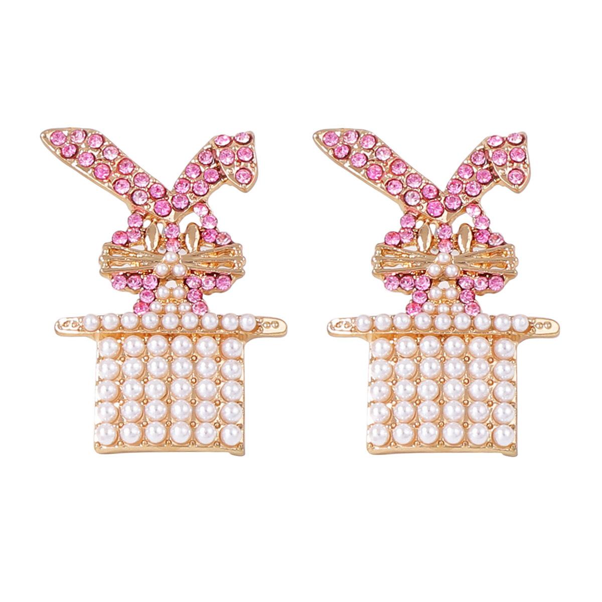 DIGADAGU Metal Rhinestone Magic Rabbit Stud Earrings New Minimalist Elegant Animal Earrings Everyday Zircon Accessories рожевий
DIGADAGU Metal Rhinestone Magic Rabbit Stud Earrings New Minimalist Elegant Animal Earrings Everyday Zircon Accessories рожевий
