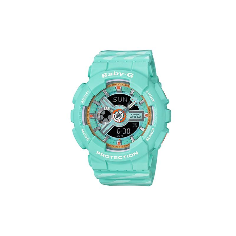 Casio CASIOBABY-G Series Fluorescent Green Macaron Color Electronic Watch Waterproof and Shockproof LED Lighting Quartz Movement Resin BA-110CH-3A зелёный
Casio CASIOBABY-G Series Fluorescent Green Macaron Color Electronic Watch Waterproof and Shockproof LED Lighting Quartz Movement Resin BA-110CH-3A зелёный