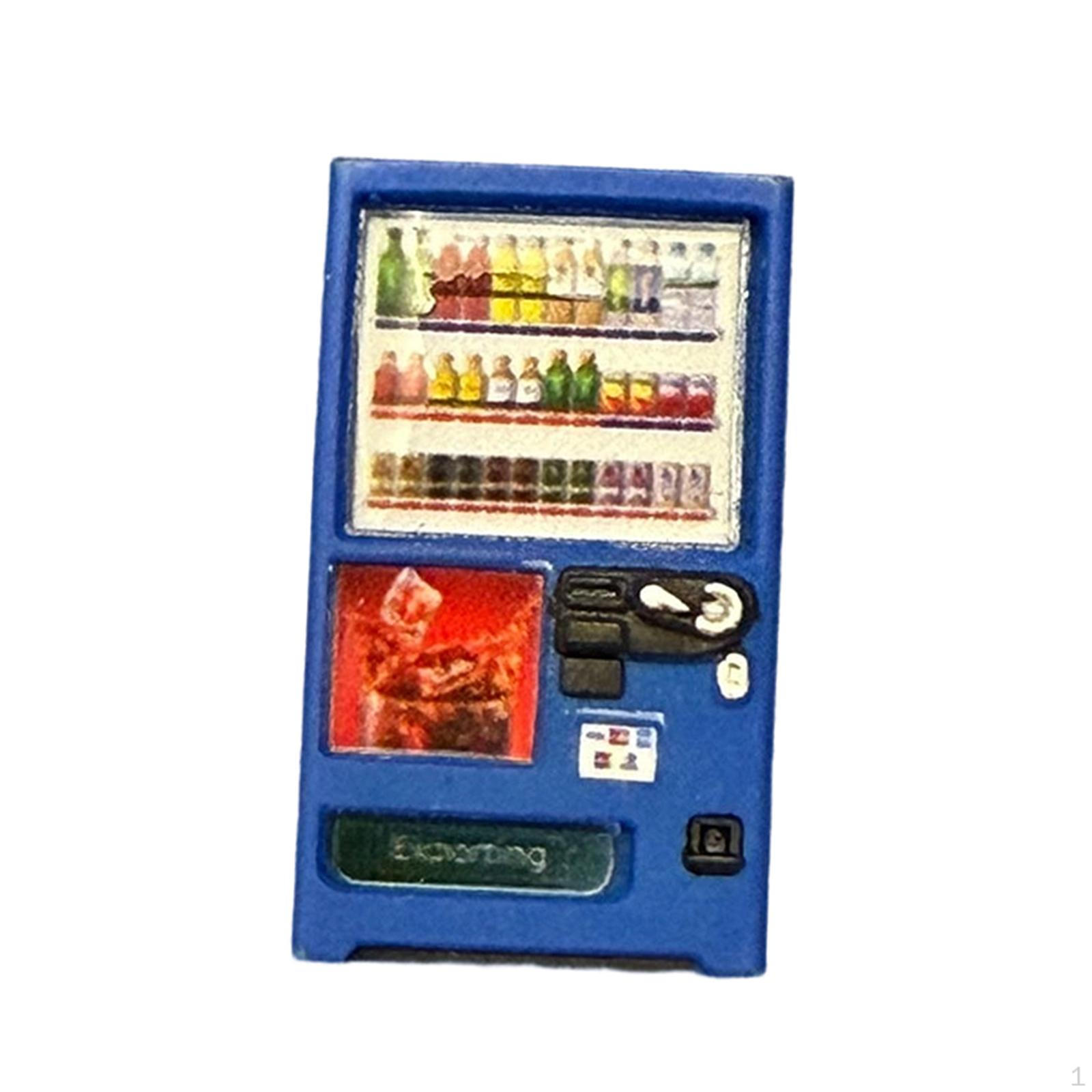 1/64 Miniature Vending Machine Model Made of Resin, Accessories, Suitable for Micro Landscape синій
1/64 Miniature Vending Machine Model Made of Resin, Accessories, Suitable for Micro Landscape синій