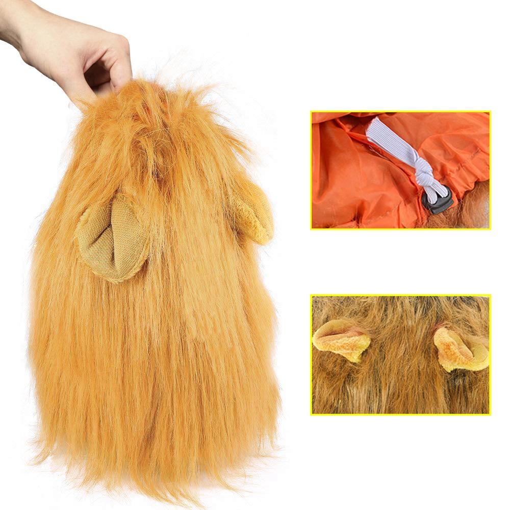 Костюм собачьей гривы, реалистичный, забавный, парик с гривой, грива для питомца на Хэллоуин с ушами и хвостом для больших и средних собак
Костюм собачьей гривы, реалистичный, забавный, парик с гривой, грива для питомца на Хэллоуин с ушами и хвостом для больших и средних собак