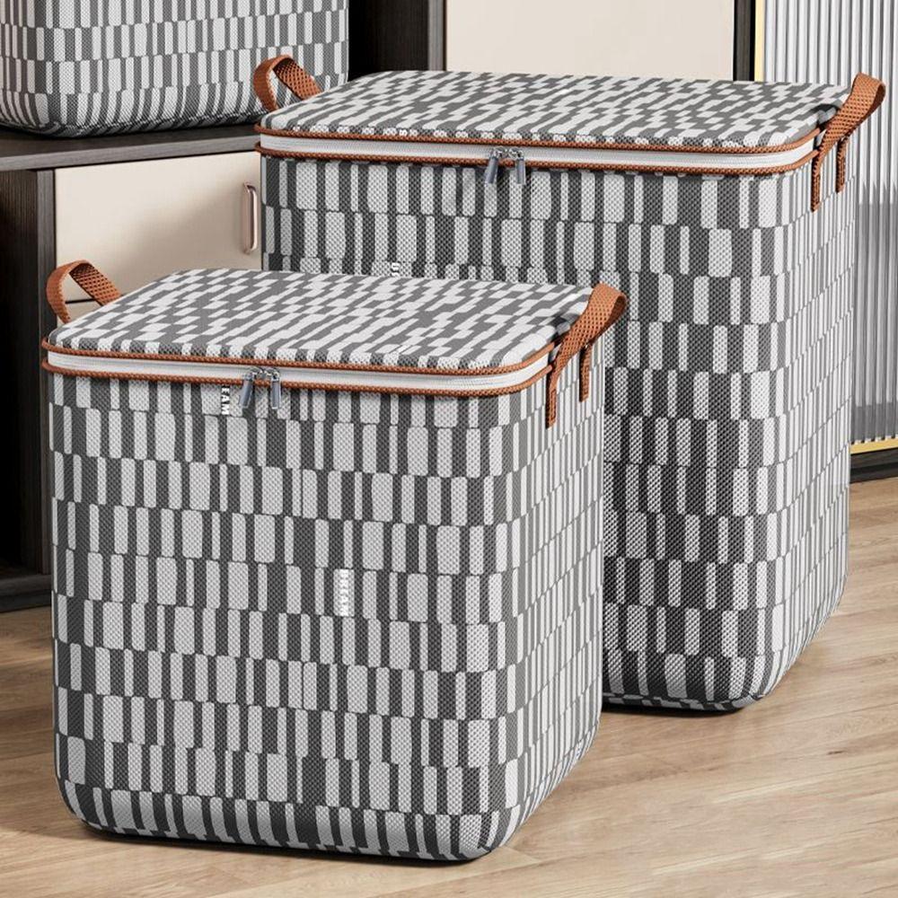 Dustproof Zipper Duvet Storage Container Non-Woven Fabric Clothes Quilt Bins Dormitories
Dustproof Zipper Duvet Storage Container Non-Woven Fabric Clothes Quilt Bins Dormitories