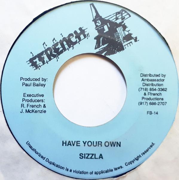 7inch Record SIZZLA - Have Your Own FB14 Ffrench Jamaica Reggae, Ska & Dub Used
7inch Record SIZZLA - Have Your Own FB14 Ffrench Jamaica Reggae, Ska & Dub Used