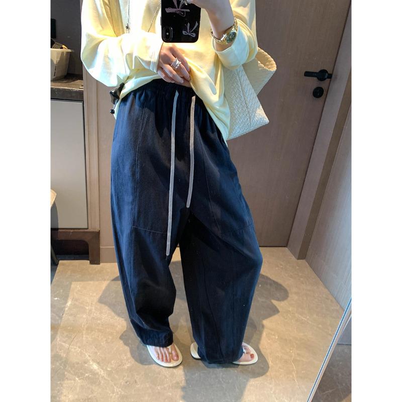 Mochie Bare Feel Korean Lazy Style High Waist Wide Leg Walking Pants Large темно-синього кольору
Mochie Bare Feel Korean Lazy Style High Waist Wide Leg Walking Pants Large темно-синього кольору