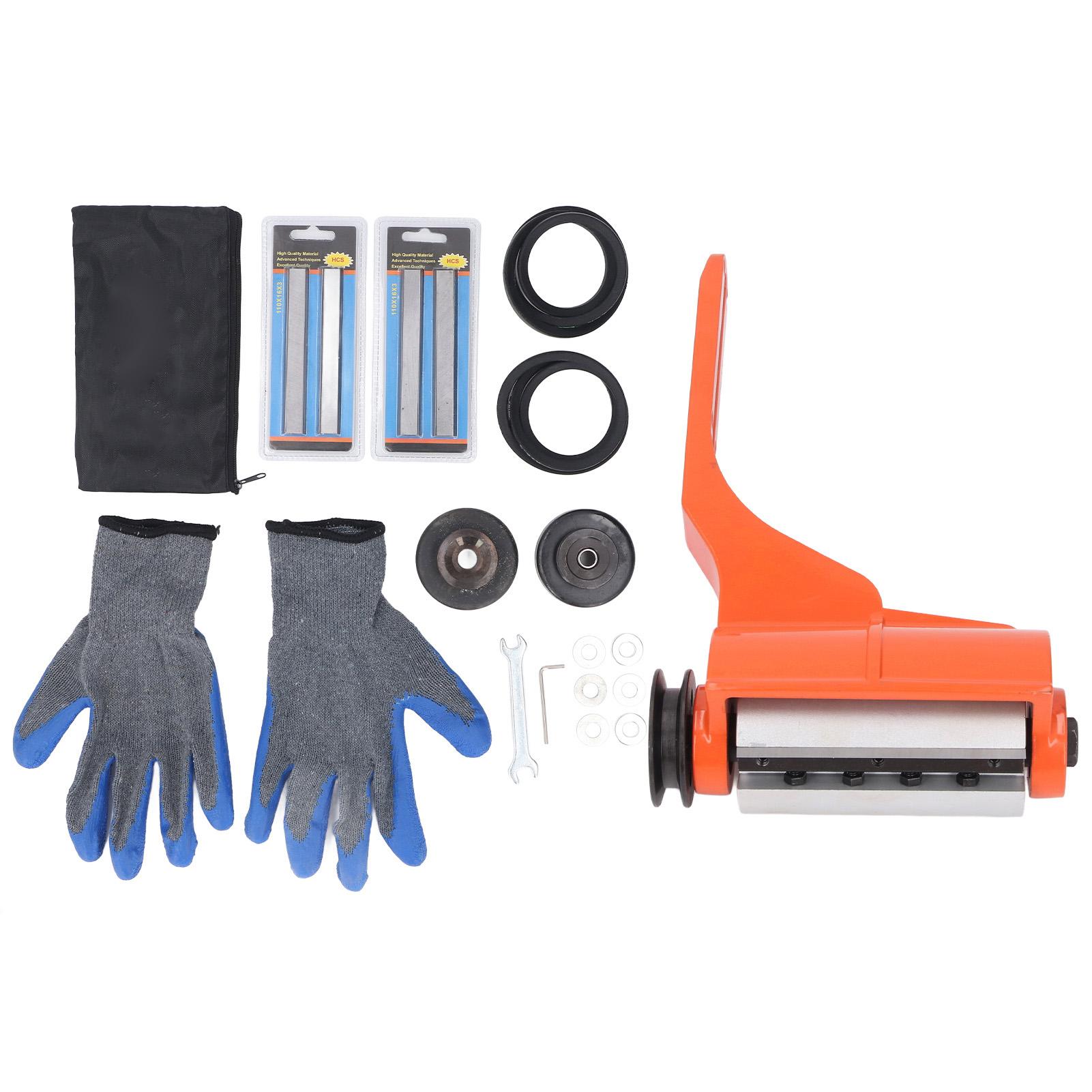 V Belt Driven Log Peeler with 6 Extended Blades Wood Debarking Tool for MS170 MS180 MS181 Chainsaw
V Belt Driven Log Peeler with 6 Extended Blades Wood Debarking Tool for MS170 MS180 MS181 Chainsaw