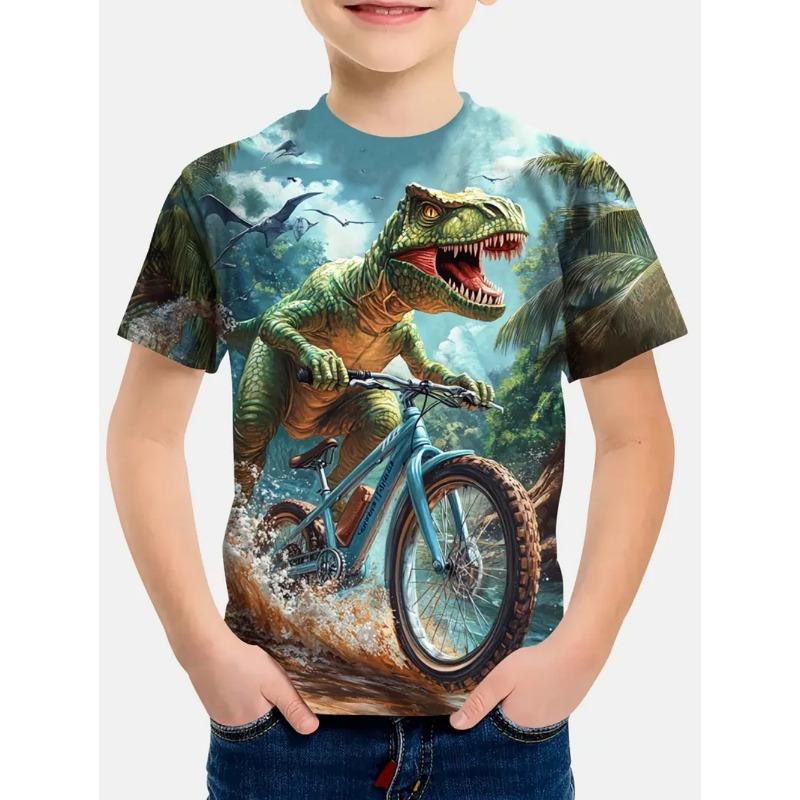Boys Kids Clothes 3D Print Cartoon Dinosaur Graphic T Shirts 160
Boys Kids Clothes 3D Print Cartoon Dinosaur Graphic T Shirts 160