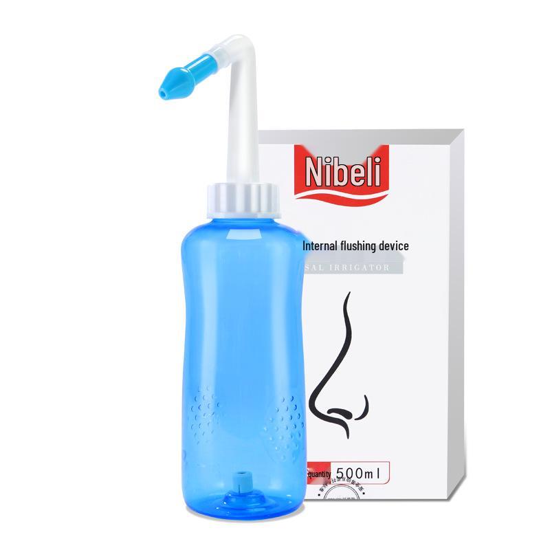 Portable Manual Nasal Irrigator for Adults & Kids: Wash Pot, Syringe, Salt, Saline Solution
Portable Manual Nasal Irrigator for Adults & Kids: Wash Pot, Syringe, Salt, Saline Solution