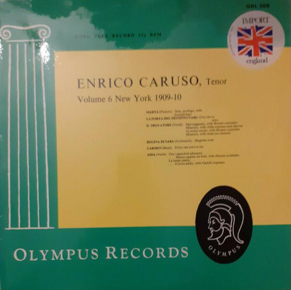 LP Record ENRICO CARUSO Enrico Caruso Volume 6 NewYork 190 ORL306 Olympus Records UK Classical Used
LP Record ENRICO CARUSO Enrico Caruso Volume 6 NewYork 190 ORL306 Olympus Records UK Classical Used