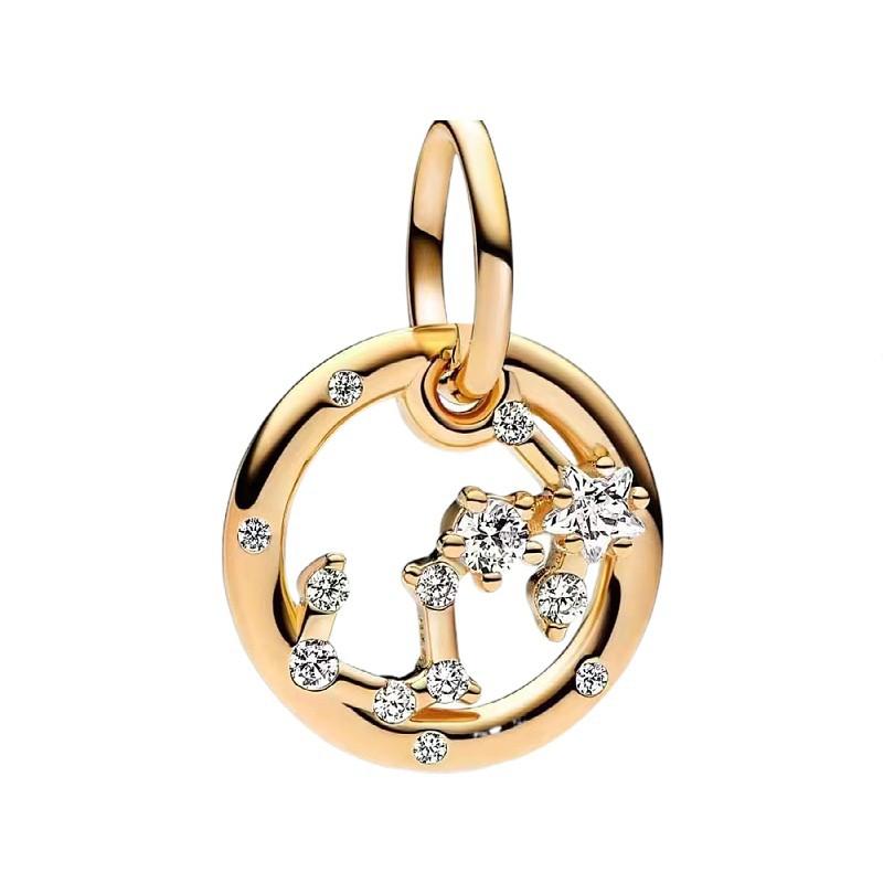 European And American Jewelry Popular Silver-Plated String Beads Aries Cancer Twelve Constellations Pendant Leo Pendant String Decoration
European And American Jewelry Popular Silver-Plated String Beads Aries Cancer Twelve Constellations Pendant Leo Pendant String Decoration
