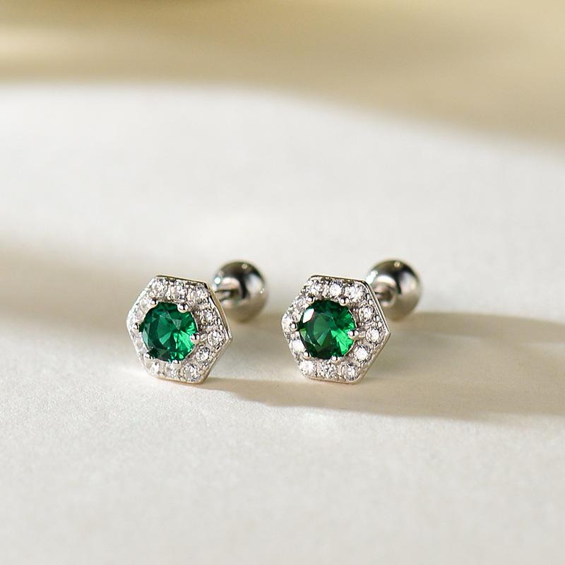 925 Sterling Silver Temperament Inlaid Red Green Zircon Stud Earrings for Women Fashion Exquisite Jewelry Gifts
925 Sterling Silver Temperament Inlaid Red Green Zircon Stud Earrings for Women Fashion Exquisite Jewelry Gifts