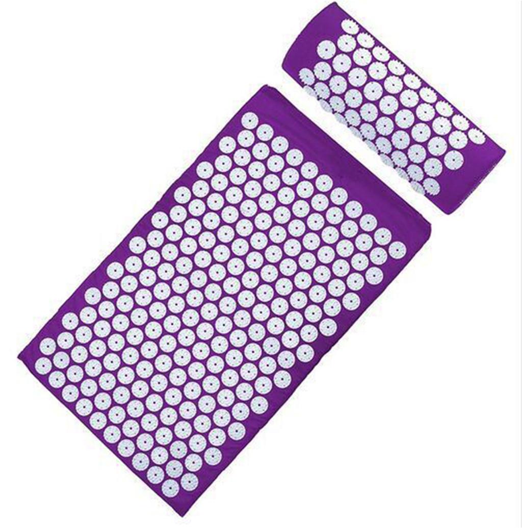 Luxurious Cotton Fabric Sponge Acupressure Mat And Pillow Set For Pain Relief And Relaxation Purple
Luxurious Cotton Fabric Sponge Acupressure Mat And Pillow Set For Pain Relief And Relaxation Purple