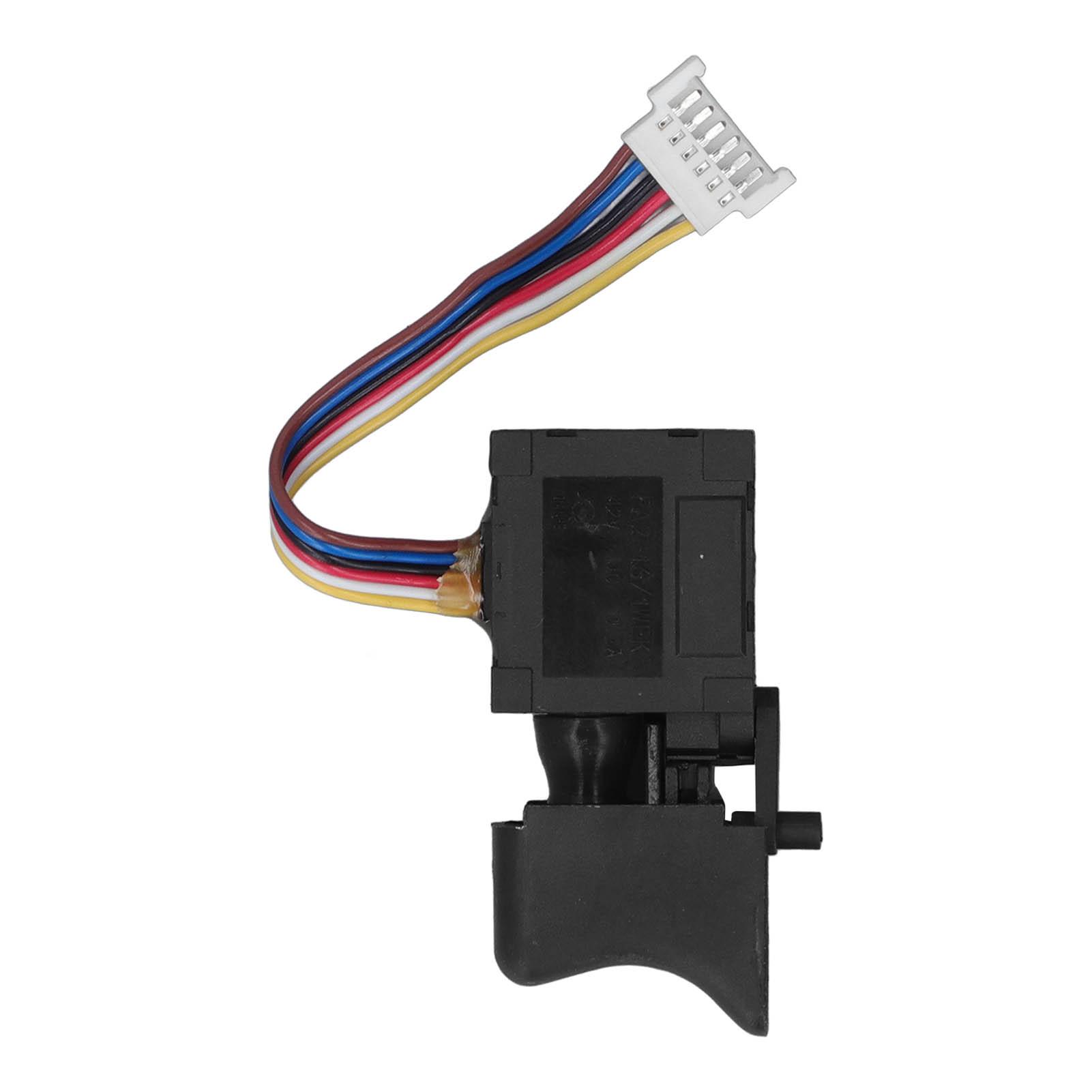 Drill Trigger Switch Universal Brushless Electric Drill Speeds Control Lock Push Button 42V
Drill Trigger Switch Universal Brushless Electric Drill Speeds Control Lock Push Button 42V