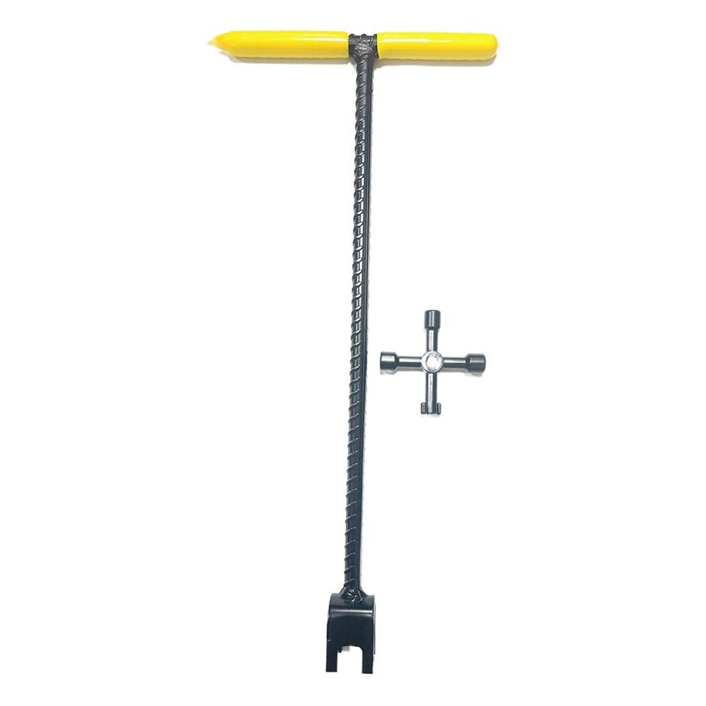 Sturdy Steel T-Handle Wrench U-Head Design Valve Shut Off Spanner Outdoor Backyard 12 inch жовтий
Sturdy Steel T-Handle Wrench U-Head Design Valve Shut Off Spanner Outdoor Backyard 12 inch жовтий