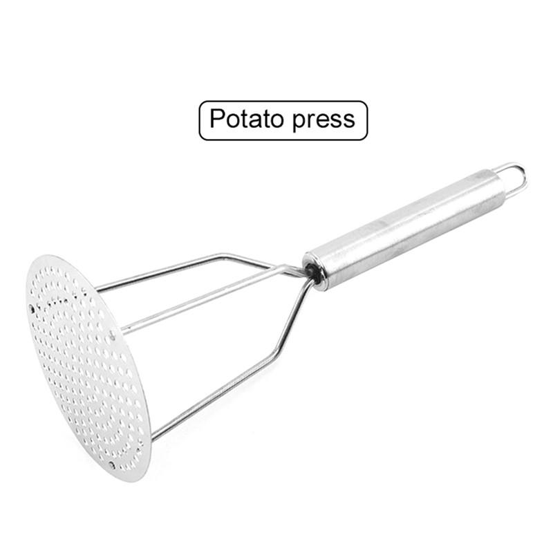Пресс для картофеля из нержавеющей стали, пресс для пюре, чеснока, пресс для овощей и фруктов, гаджет для кухни
Пресс для картофеля из нержавеющей стали, пресс для пюре, чеснока, пресс для овощей и фруктов, гаджет для кухни